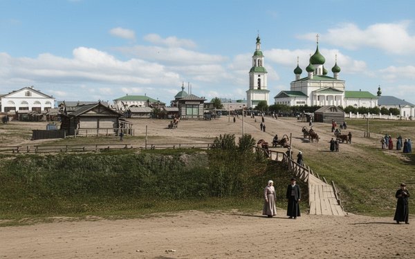 Бежецк в прошлом.