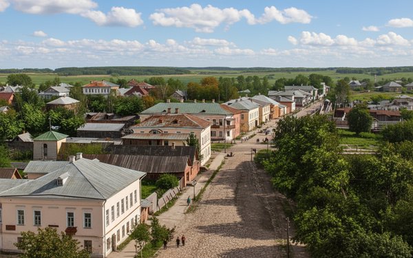 Бежецк в прошлом.