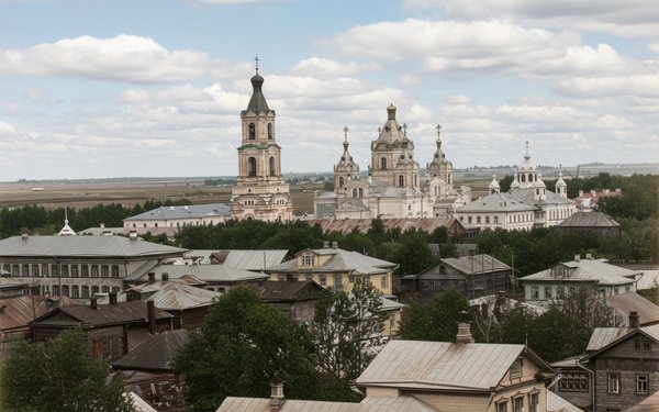 Бежецк в прошлом.